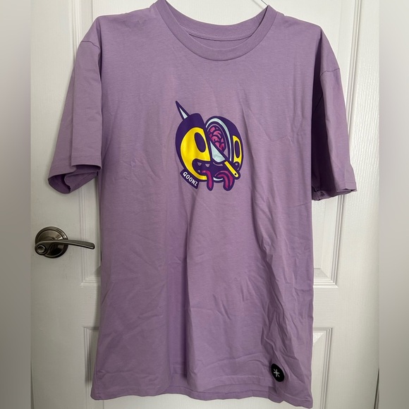PURPLE GRAPHIC T-SHIRT BY GOONZ X DEEZE - Picture 1 of 3